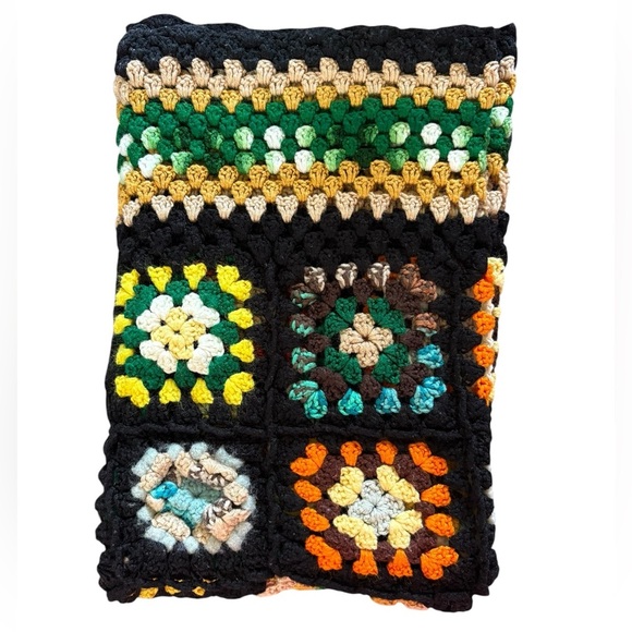 Colorful Crochet Afghan Blanket - Picture 2 of 16